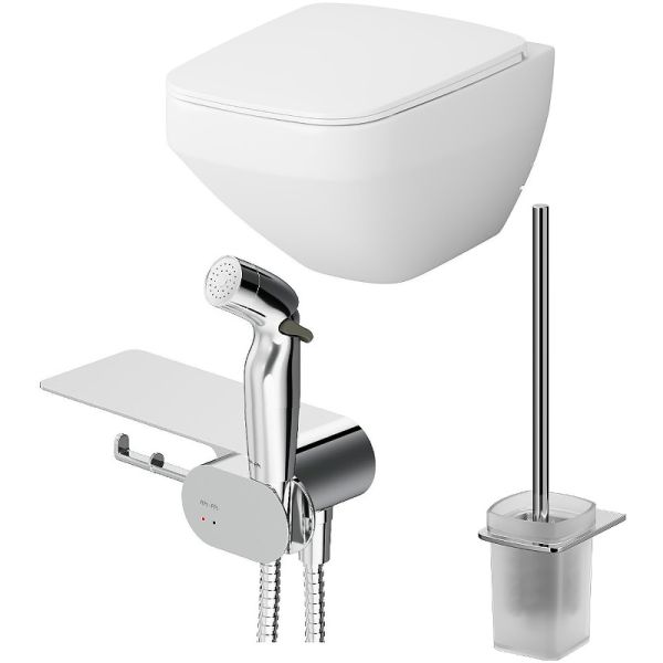 Унитаз подвесной  AM.PM Inspire V2.0 FlashClean CK50H0603W белый