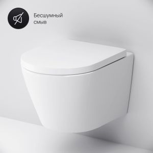 Унитаз подвесной AM.PM Sense C741701SC с сиденьем безободковый
