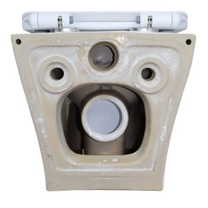 Унитаз подвесной AZARIO FRETTA ROUND AZ-2617E безободковый с сиденьем микролифт