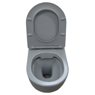 Унитаз подвесной Azario Grado AZ-0046 SP MDG безободковый с быстросъемным сидением микролифт Унитаз подвесной Azario Grado AZ-0046 SP MDG безободковый с быстросъемным сидением микролифт