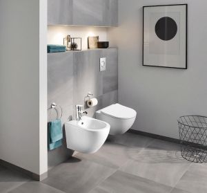 Унитаз подвесной AZARIO MORANO AZ-450W безободковый в комплекте с сиденьем микролифт