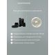 Комплект Ceramicanova подвесной унитаз Play CN3001 инсталляция CN161001 панель смыва CN16-002MB чёрный матовый