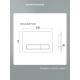 Комплект Ceramicanova подвесной унитаз Play CN3001 инсталляция CN161001 панель смыва CN16-002MB чёрный матовый