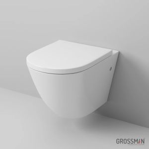 Подвесной унитаз Grossman GR-4411S безободковый белый