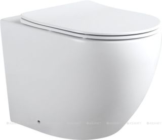 Унитаз приставной Aquanet Rimless Cetus 2.0 F LX-1902 243540 белый