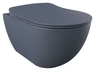 Подвесной унитаз с функцией биде Creavit Free FE320-00BM00E-0000 базальт матовый