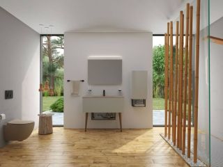 Подвесной унитаз Creavit Free FE322-11CM00E-0000 безободковый капучино матовый