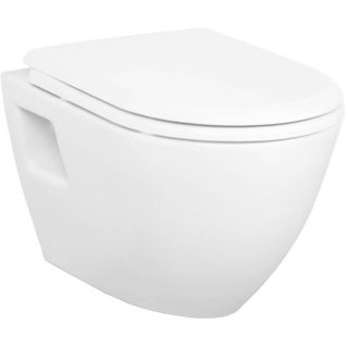 Подвесной унитаз с функцией биде Creavit Terra TP325-00CB00E-0000 белый