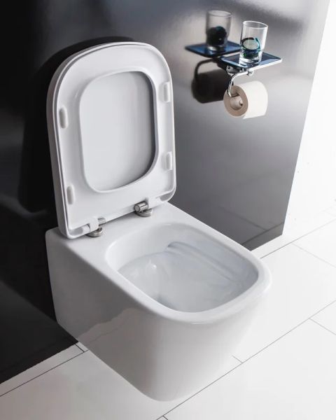 Унитаз подвесной BelBagno Albano BB120CHR/BB120SC с сиденьем микролифт