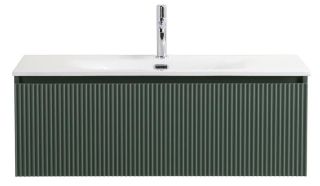 База под раковину BelBagno подвесная с фрезерованными ручками по всей длине фасада с одним выкатн. ящ.1000x455x350, UNO-1000-1C-SO-VO еловый матовый