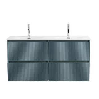 База под раковину BelBagno подвесная с фрезерованными ручками по всей длине фасада с четырьмя выкатн. ящ. 1200x455x608, UNO-1200-4C-SO-AO голубой матовый