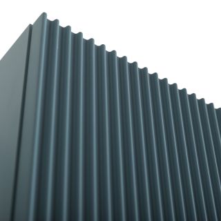 Шкаф-пенал подвесной BelBagno с фрезерованной ручкой с торца фасада, одной распашн. дверц. доводчик., дв. полки, ун.,330x300x1600, UNO-1600-1A-SC-AO Голубой матовый