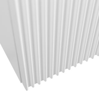 Шкаф-пенал подвесной BelBagno с фрезерованной ручкой с торца фасада, одной распашн. дверц. доводчик., дв. полки, ун.,330x300x1600,Bianco Opaco, UNO-1600-1A-SC-BO белый матовый