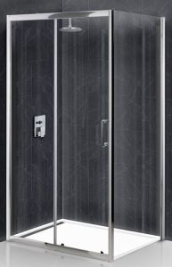 Душевой уголок BelBagno UNO-195-AH-1-100/80-C-Cr 100x80см хром/прозрачное