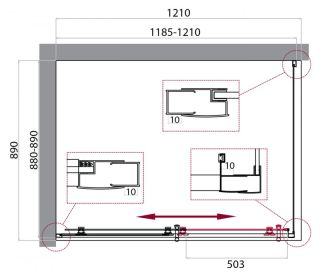 Душевой уголок BelBagno UNO-195-AH-1-120/90-C-Cr 120x90см хром/прозрачное Душевой уголок BelBagno UNO-195-AH-1-120/90-C-Cr 120x90см хром/прозрачное
