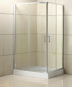 Душевой уголок прямоугольный, хром BelBagno UNO-195-AH-2-120/80-C-Cr