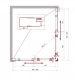 Душевой уголок BelBagno Uno 120x90см чёрный UNO-195-AH-2-120/90-C-NERO