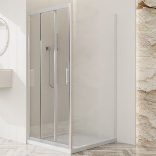 Душевой уголок BelBagno UNO-195-AHF-31-80/100-C-Cr 80*100 хром