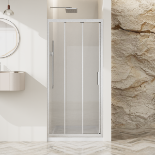 Душевая дверь BelBagno UNO-195-BF-3-100-C-IN сатин