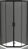 Душевой уголок BelBagno Uno 90см чёрный UNO-195-P-2-90-C-NERO