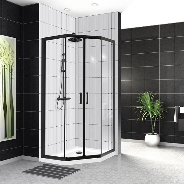 Душевой уголок BelBagno Uno 90см чёрный UNO-195-P-2-90-C-NERO Душевой уголок BelBagno Uno 90см чёрный UNO-195-P-2-90-C-NERO