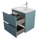 Тумба под раковину BelBagno Формат Мини (Uno Mini) UNO-MINI-600-2C-SO-AO 60 см голубой матовый