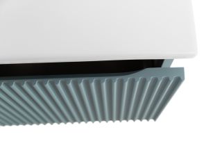 База под раковину BelBagno подвесная с фрезерованными ручками по всей длине фасада с одним выкатн. ящ  800x455x350, UNO-800-1C-SO-AO голубой матовый