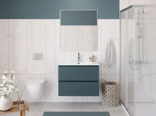 Тумба под раковину BelBagno Формат Мини (Uno Mini) UNO-MINI-700-2C-SO-AO 70 см голубой матовый