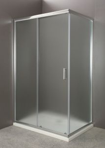 Душевой уголок прямоугольный, хром BelBagno UNO-AH-1-120/80-P-Cr