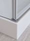 Душевая кабина BelBagno Формат UNO-CAB-A-1-90-C-Cr-Bi-TOP-L 90x90 см профиль хром стекло прозрачное