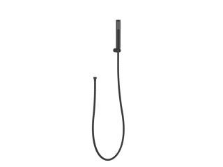 Ручной душ BelBagno со шлангом и держателем, UNO-DFS-NERO черный матовый