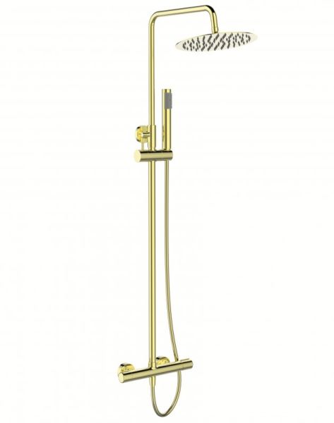 Душевая стойка BelBagno Uno золото UNO-DOCM-ORO Душевая стойка BelBagno Uno золото UNO-DOCM-ORO