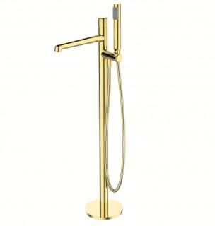 Напольный смеситель для ванны BelBagno Uno золото UNO-FMT-ORO Напольный смеситель для ванны BelBagno Uno золото UNO-FMT-ORO
