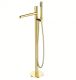 Напольный смеситель для ванны BelBagno Uno золото UNO-FMT-ORO Напольный смеситель для ванны BelBagno Uno золото UNO-FMT-ORO