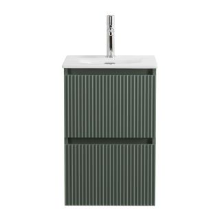 База под раковину BelBagno подвесная с фрезерованными ручками по всей длине фасада с двумя выкатн. ящ. 400x405x608,UNO-MINI-400-2C-SO-VO еловый матовый