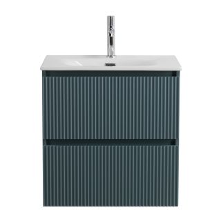 База под раковину BelBagno подвесная с фрезерованными ручками по всей длине фасада с двумя выкатн. ящ.,  500x395x608,UNO-MINI-500-2C-SO-AO голубой матовый