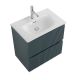 Тумба под раковину BelBagno Формат Мини (Uno Mini) UNO-MINI-600-2C-SO-AO 60 см голубой матовый