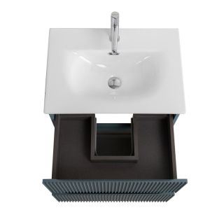 Тумба под раковину BelBagno Формат Мини (Uno Mini) UNO-MINI-600-2C-SO-AO 60 см голубой матовый