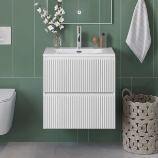 Тумба под раковину BelBagno Формат Мини (Uno Mini) UNO-MINI-600-2C-SO-BO 60 см белый матовый
