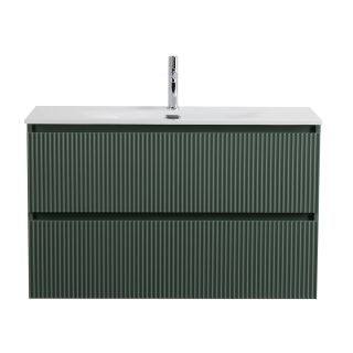 База под раковину BelBagno подвесная с фрезерованными ручками по всей длине фасада с двумя выкатн. ящ., 900x395x608,UNO-MINI-900-2C-SO-VO еловый матовый