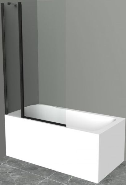 Шторка на ванну BelBagno Uno 100см чёрный UNO-V-11-100/150-C-NERO