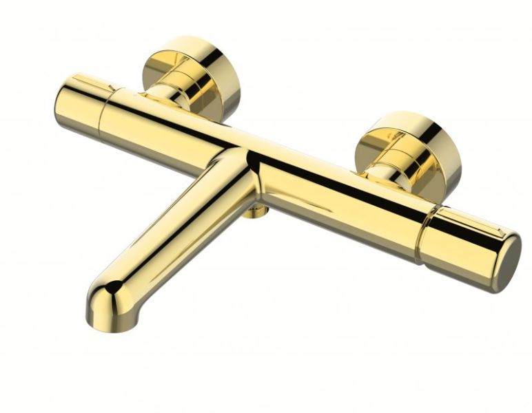 Смеситель для ванны BelBagno Uno золото UNO-VASM-ORO Смеситель для ванны BelBagno Uno золото UNO-VASM-ORO