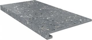 Ступень Kerama Marazzi SG632820R\GCF клееная Терраццо серый темный 33x60x0,9
