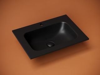Раковина Ceramicanova Грация (Grace) CN7011MB 61 см чёрный матовый