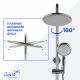 Душевая стойка Ceruttispa Orazio II RS CT12073 хром