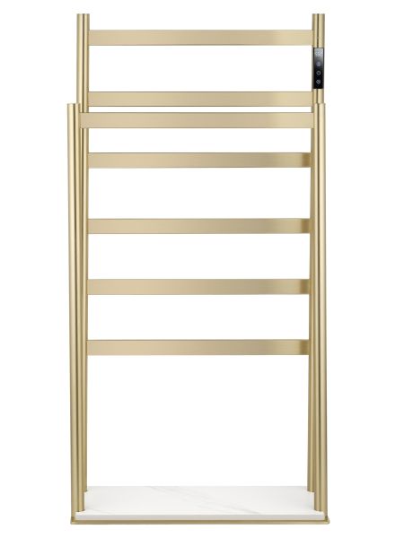 Напольный полотенцесушитель электрический Wonzon & Woghand Essen WW-A407-BG 47x95 см брашированное золото