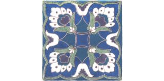 Плитка Kerama Marazzi HGD\A215\1146H Декор Альба  9,8x9,8x0,7