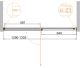 Душевая дверь Cezares Urban 130см хром URBAN-B-12-130-C-CR