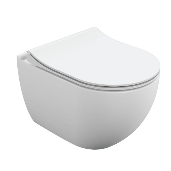 Унитаз подвесной Cersanit BRASKO SMART 64824 CLEAN ON DPL EO SLIM LP белый