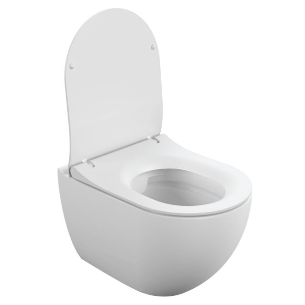 Унитаз подвесной Cersanit BRASKO SMART 64824 CLEAN ON DPL EO SLIM LP белый